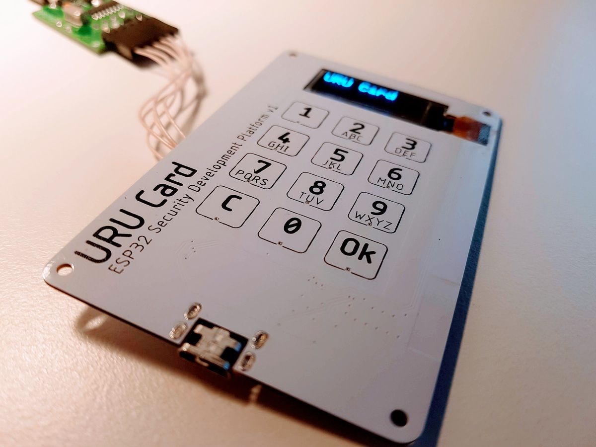 URU Card - Arduino FIDO2 Authenticator | Andrey Ovcharov