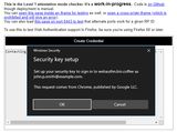Setup URU Card in the browser