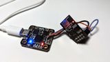 The ESP01 module connected to the flight controller